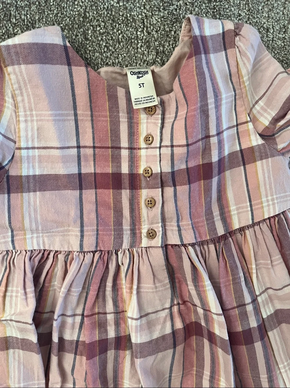 Toddler plaid dresses